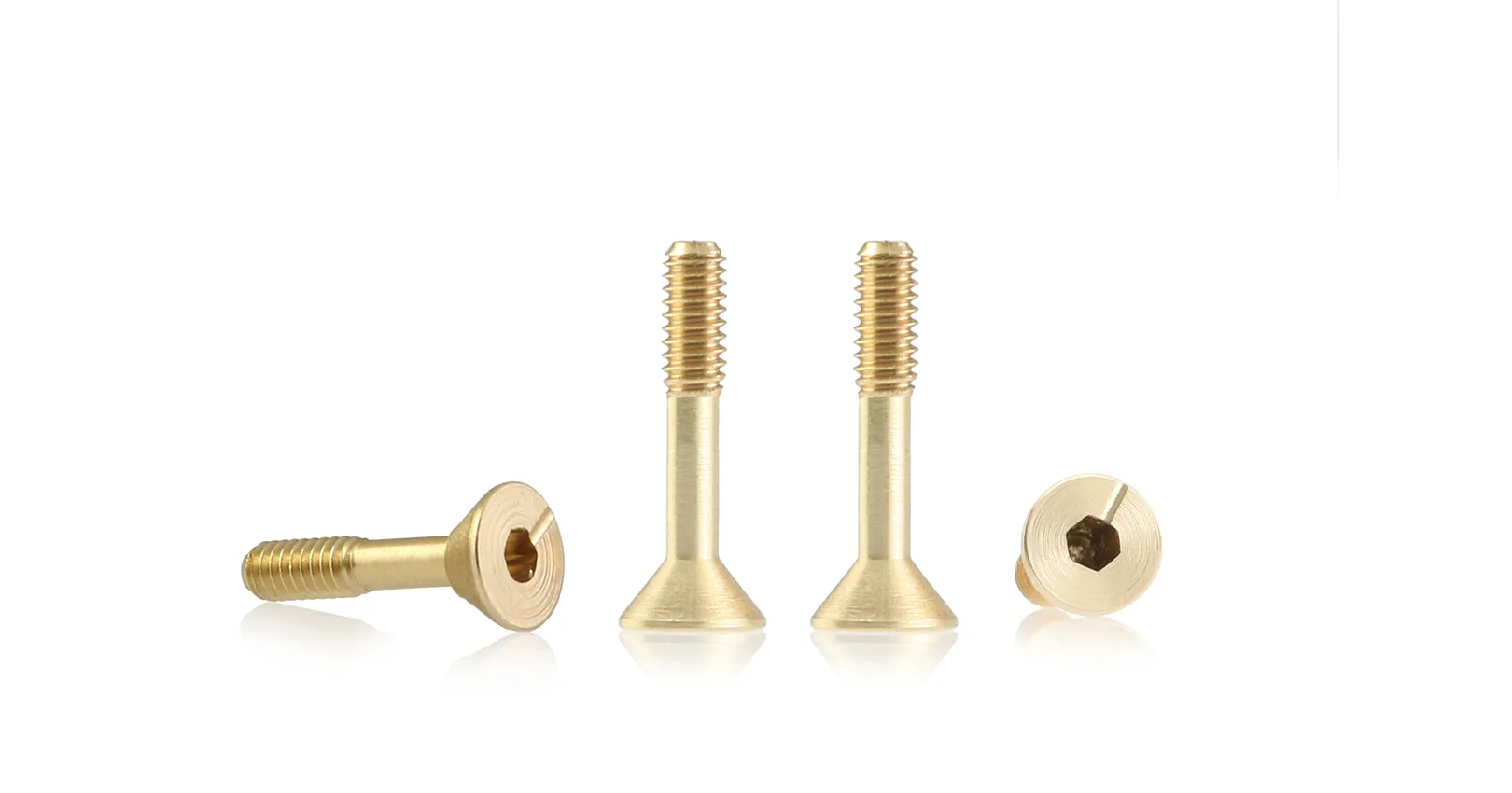 S-137B1 Suspension brass screw M2 sink head 4.25mm x 9.5mm – SHORT (x4)