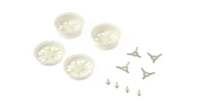 S-623 GT40 MK2 unpainted inserts with aluminum nuts + photo-etch