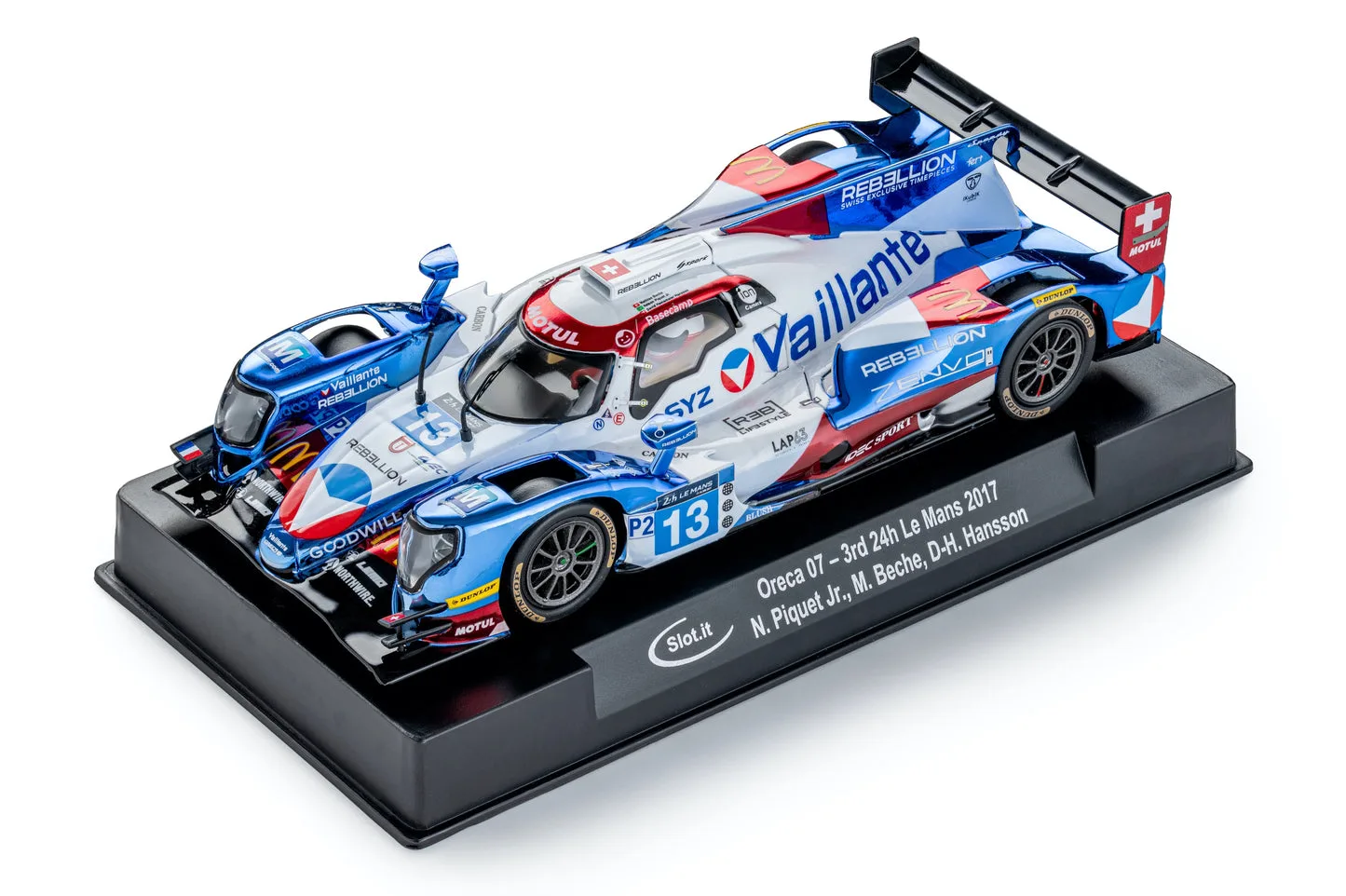 CA55D  Oreca 07 #13 N. Piquet Jr / M Beche / D-H. Hansson  2017 Le Mans 24Hr