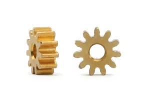 MR4311R PINION GEARS (2) BRASS 11T X 6.5MM WITH 2.0MM HOLE