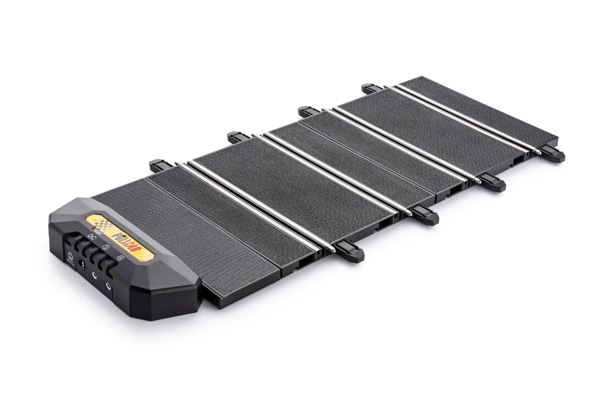 P016-1 Policar Analog Powerbase with border for Lane 3 & 4, 1/pc slot car track