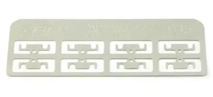 RS-213HA  Photo etched spacers for axles H 0.15mm 4 x front & rear