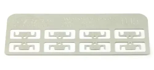 RS-213HA  Photo etched spacers for axles H 0.15mm 4 x front & rear