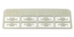 RS-213HB  Photo etched spacers for axles H 0.25mm 4 x front & rear
