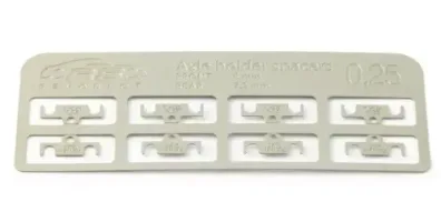 RS-213HB  Photo etched spacers for axles H 0.25mm 4 x front & rear