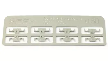 RS-213HC  Photo etched spacers for axles H 0.50 mm 4 x front & rear