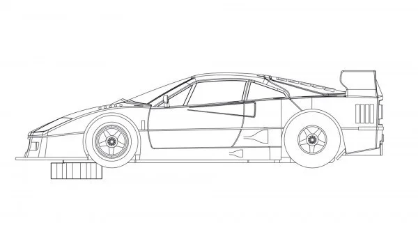 RS0069  F40 White Kit