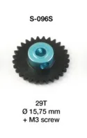 S-096S	Nylon AW gear 29 teeth 15,75 mm Ø with M3 screw (1x)