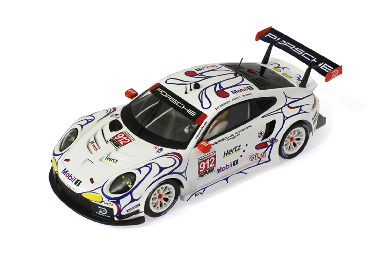 SC-6245R Porsche 911.2 GT3 RSR #912 Mobil 2018 Petit Le Mans