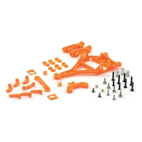 SC-6532-O Orange RT4 full adjustable motor mount Independent rear end. For ball bearing or spherical bushing