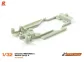 SC-6647b 1/32 Chassis for Porsche 959 and MG Metro
