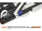 SC-8170a  Suspension mounts HEX head 2mm. aluminum -blue-