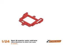 SC-8212al Sport M motor subrame. Aluminum. Short can motor