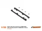 SC-8234b Sport XS body mounts for BRM NSU in Carbon