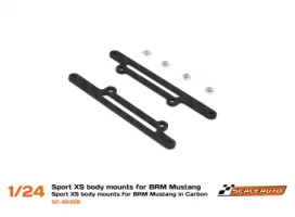 SC-8235b Sport XS body mounts for BRM Mustang in Carbon