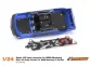 SC-8235b Sport XS body mounts for BRM Mustang in Carbon