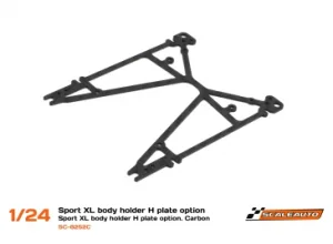 SC-8252c Sport XL Central H Plate in carbon
