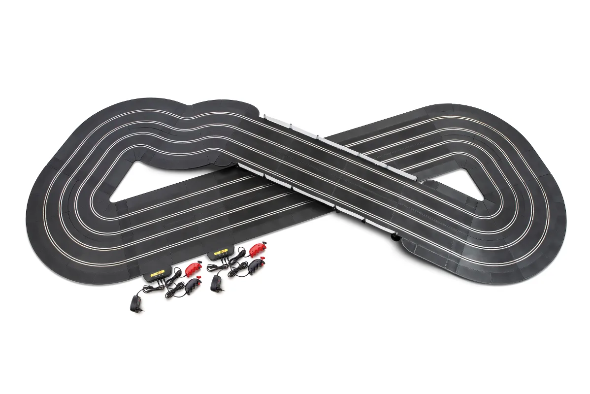T003Z US  6.5m track 4 lanes starter set US version;  2.9x1.8m ext. dim.