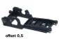 SICH62 Sidewinder Motor Mount 0.5mm Offset    SICH44b