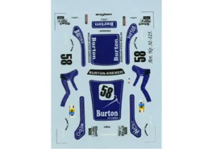 DMC-32-125 Decals 1/32 Porsche 934 #58 'Burton of London'