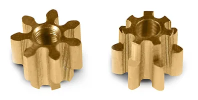 MR4027 7t Sidewinder pinion(2) 4.5mm dia. for 1.5mm motor shaft