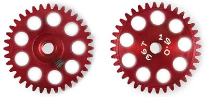 MR6338 MrSlotcar 38t Sidewinder Spur Gear, 19mm diamter