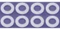 MR8176  guide flag washers (8) Teflon 0.10mm