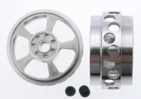 MSC-2319 Aluminum Dakar Raid wheel, 18.5x11mm for 3mm axles.