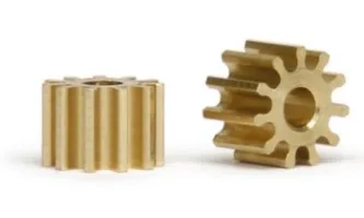 SIPI6711O 11t Brass Pinion (2)  6.75mm  diameter