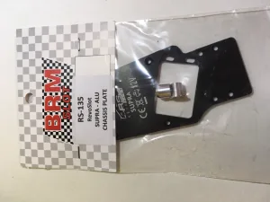 RS-135 RevoSlot SUPRA anodized aluminum chassis plate