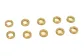 S-011-C  0.5mm x 3mmBRASS AXLE SPACERS (10 pcs)