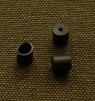 S-013RC Anti-Vibration Screw Covers 2mm Red X 4