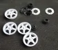 S-309 OZ Racing 5 Spoke Wheel Inserts(4)McLaren F1 GTR unpainted
