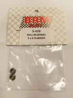 S-410 6mm x 3mm Flanged Bearings x2 for front/rear axle holders S-410 6mm x 3mm Flanged Bearings x2 for front/rear axle holders