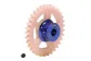 SC-1153R Nylon Spur Gear 33t diam 17.5mm, pink, for 3/32" axles.