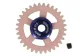 SC-1153R Nylon Spur Gear 33t diam 17.5mm, pink, for 3/32" axles.