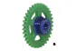 SC-1154 Nylon Spur Gear 34t diam 17.5mm green, for 3/32" axles.