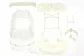SC-3604B Scaleauto BMW Z 4 body parts. unpainted.