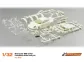 SC-3612 1:32 scale Porsche 991 GT# body kit