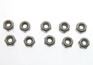 SC-5118 Steel M2 Self blocking nuts with 4mm nut.