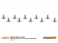 SC-5140 Screw set for guide adjustment