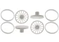 SC-7609 Wheel inserts modern Speedline 15 spokes.