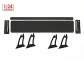 SC-7904B Scaleauto Mercedes SLS Rear wing/rubber uprights.