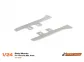 SC-8139 Scaleauto 1:24 scale Porsche 991 body mounts