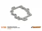 SC-8156B SC-8003 motor subframe 1.2mm for Long Can motor.
