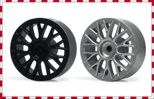 SIPA09S BBS Plastic Insert, Silver (Large Hub)