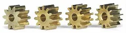 SIPSMX Brass Sidewinder Pinions 10, 11, 12, 13t