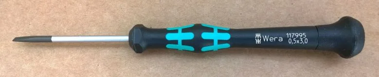 Wera 117995 Slotted Screwdriver .50 x 3.0 x 50mm