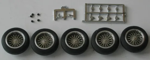 S-124 BRM 1/32 full set (25 x 7) classic wheels/tires