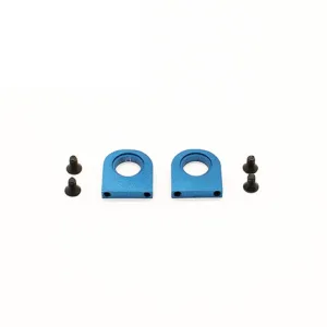 S-606 Aluminum front axle holders + screws (x2)